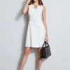 Elie Tahari Dresses & Jumpsuits | Sleeveless Dresses-Sleeveless Keyhole Ring Dress