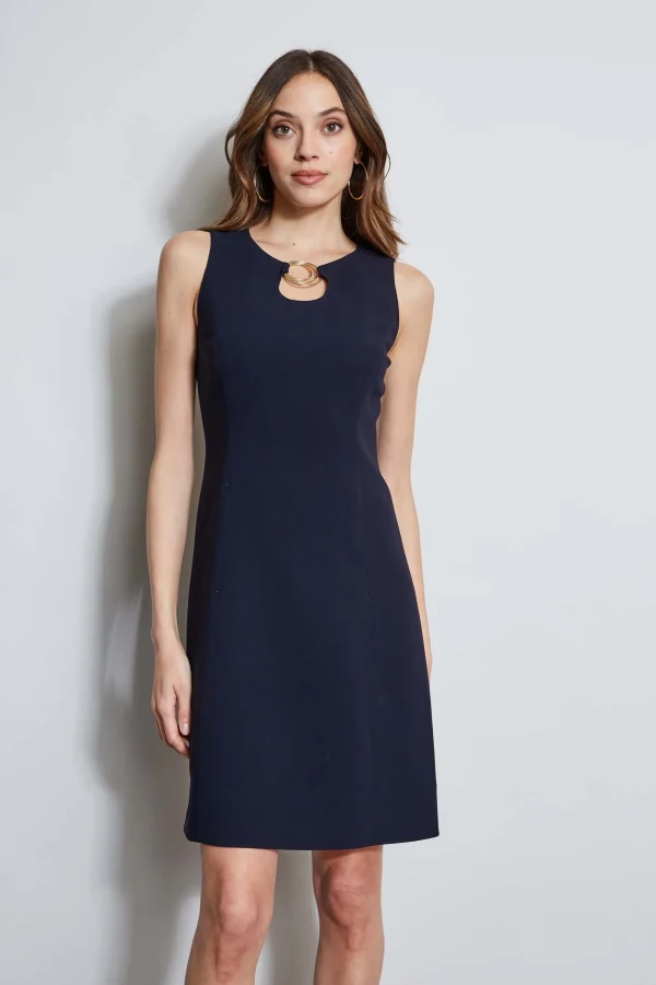 Elie Tahari Dresses & Jumpsuits | Sleeveless Dresses-Sleeveless Keyhole Ring Dress