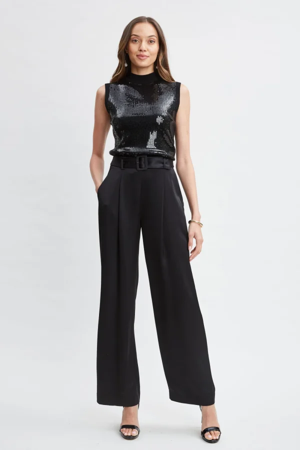 Elie Tahari Tops & Sweaters-Sleeveless Pave Sequin Sweater