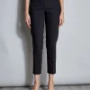 Elie Tahari Bottoms-Slim Cotton Pocket Pant