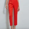 Elie Tahari Bottoms-Slim Fit Ankle Pant