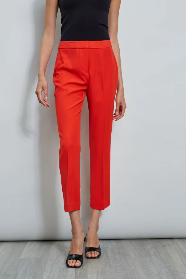 Elie Tahari Bottoms-Slim Fit Ankle Pant