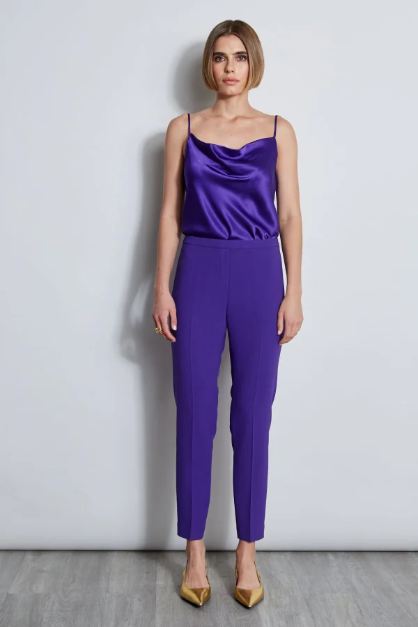 Elie Tahari Bottoms | Suiting-Slim Fit Crepe Pant