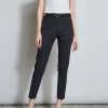 Elie Tahari Bottoms-Slim Pintuck Pant