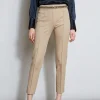 Elie Tahari Bottoms-Slim Pintuck Pant