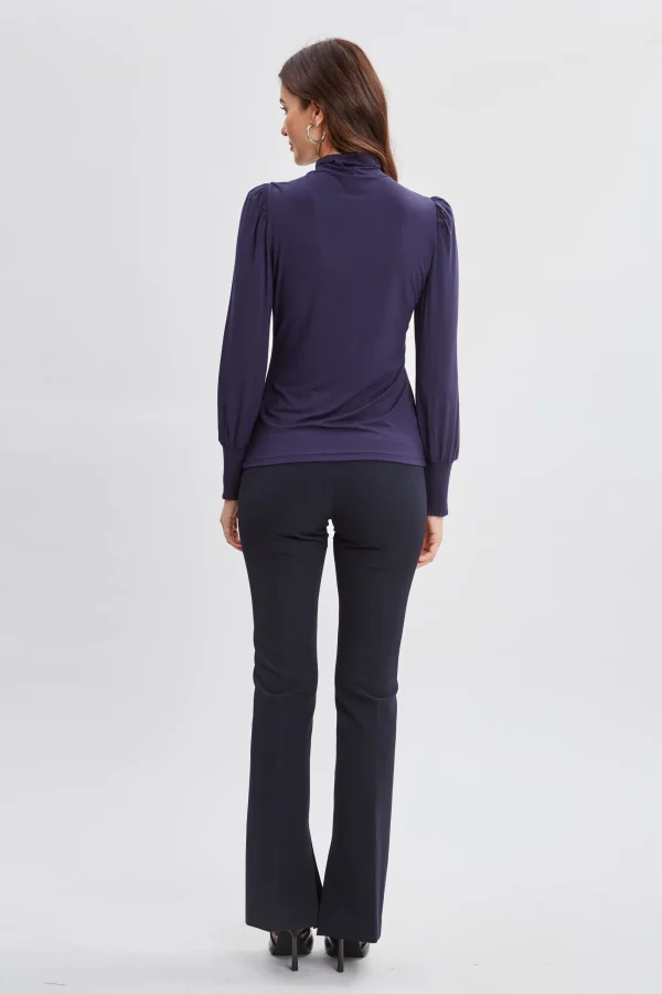 Elie Tahari Tops & Sweaters-Smocked Turtleneck Knit