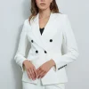 Elie Tahari Jackets & Blazers-Stitch Double Breasted Blazer