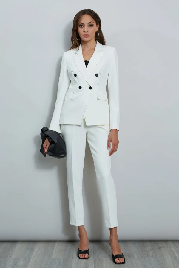 Elie Tahari Jackets & Blazers-Stitch Double Breasted Blazer