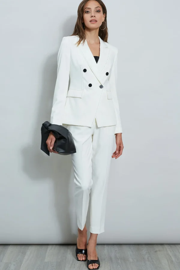 Elie Tahari Jackets & Blazers-Stitch Double Breasted Blazer