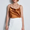 Elie Tahari Tops & Sweaters-Stretch Silk Satin Cami