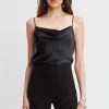 Elie Tahari Tops & Sweaters | Suiting-Stretch Silk Satin Cami