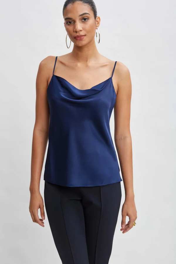 Elie Tahari Tops & Sweaters-Stretch Silk Satin Cami