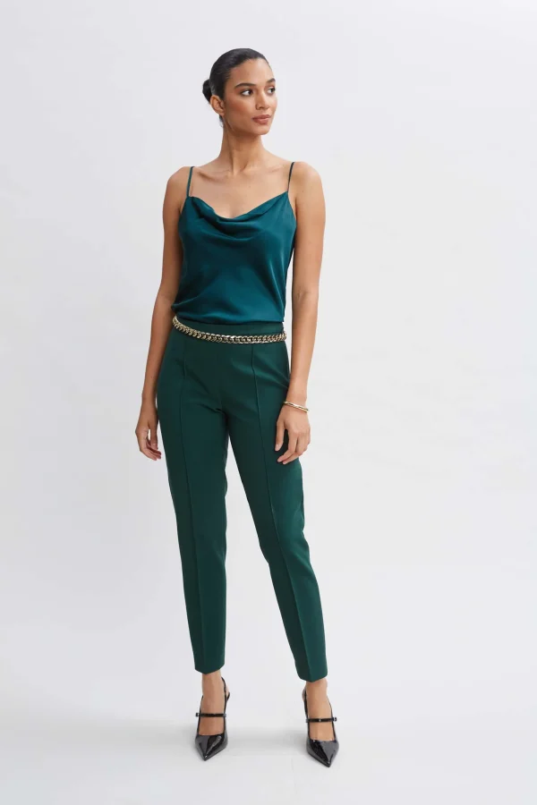 Elie Tahari Tops & Sweaters | Suiting-Stretch Silk Satin Cami