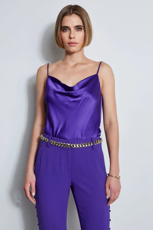 Elie Tahari Tops & Sweaters | Suiting-Stretch Silk Satin Cami