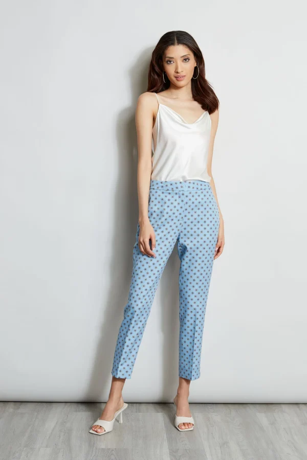 Elie Tahari Bottoms-Sun Print Pant