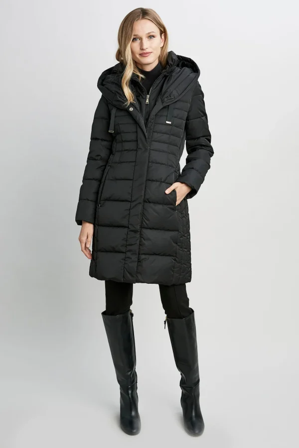 Elie Tahari Coats-Tahari Double Layer Long Puffer Coat