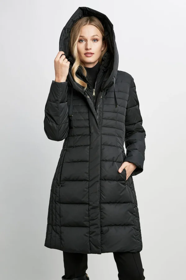 Elie Tahari Coats-Tahari Double Layer Long Puffer Coat