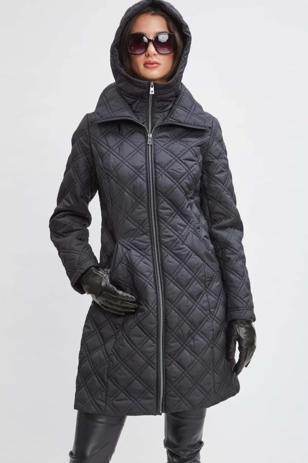 Elie Tahari Coats-Tahari Quilted Puffer Coat