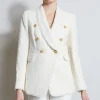 Elie Tahari Jackets & Blazers-Tweed Double Breasted Blazer