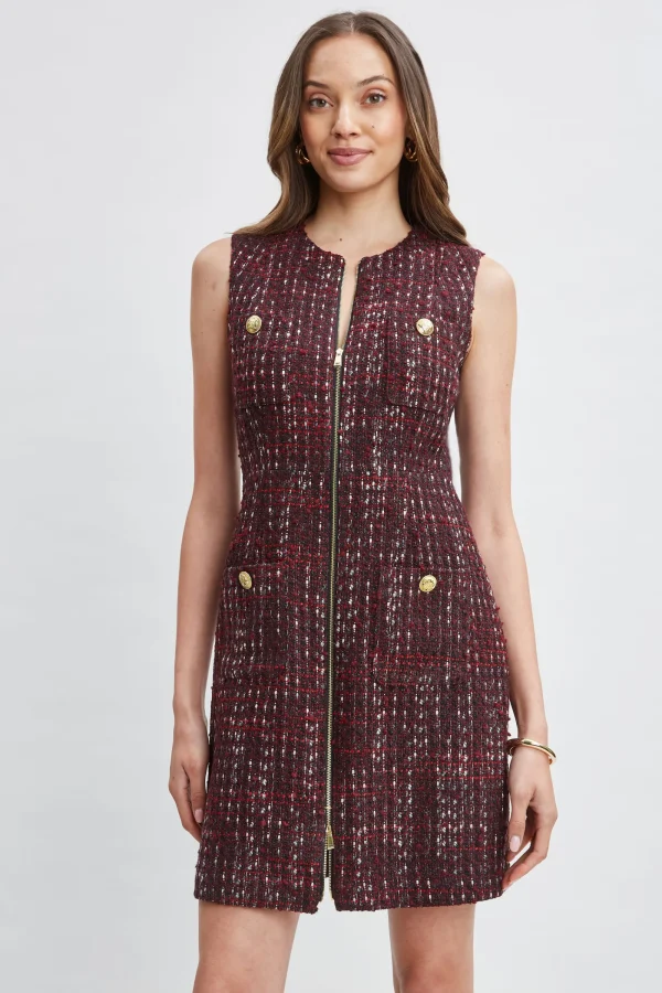 Elie Tahari Dresses & Jumpsuits | Suiting-Tweed Pocket Dress