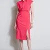 Elie Tahari Dresses & Jumpsuits | Short Sleeve Dresses-Twist Button Dress