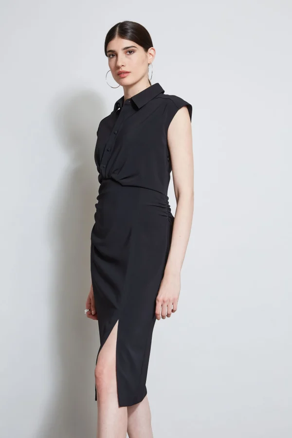 Elie Tahari Dresses & Jumpsuits-Twist Button Dress