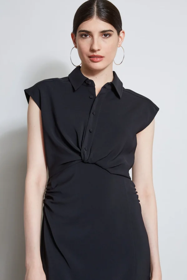 Elie Tahari Dresses & Jumpsuits-Twist Button Dress