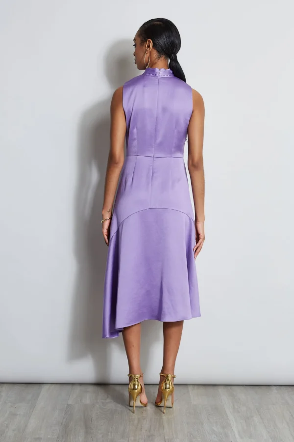 Elie Tahari Dresses & Jumpsuits | Sleeveless Dresses-Twist Neck Satin Dress