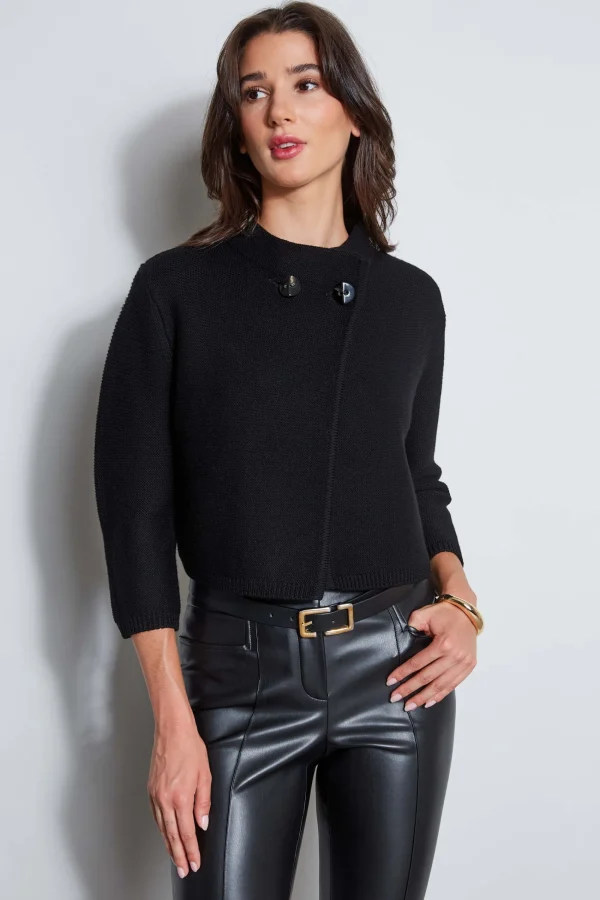 Elie Tahari Tops & Sweaters | Suiting-Two Button Wool Sweater