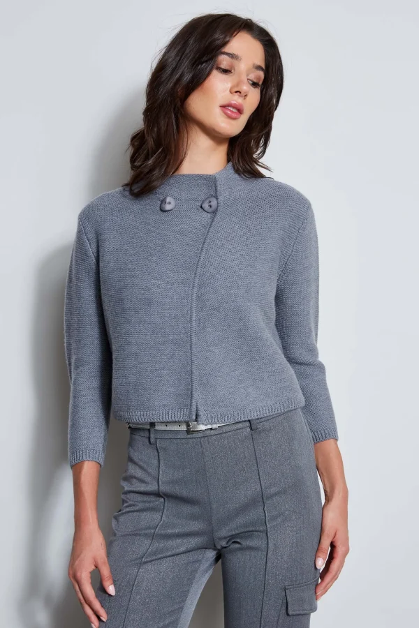 Elie Tahari Tops & Sweaters | Suiting-Two Button Wool Sweater