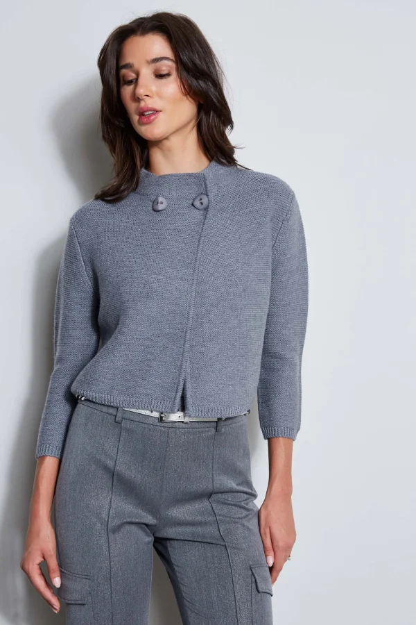 Elie Tahari Tops & Sweaters | Suiting-Two Button Wool Sweater