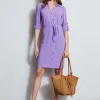 Elie Tahari Dresses & Jumpsuits-Utility Tie Shirt Dress