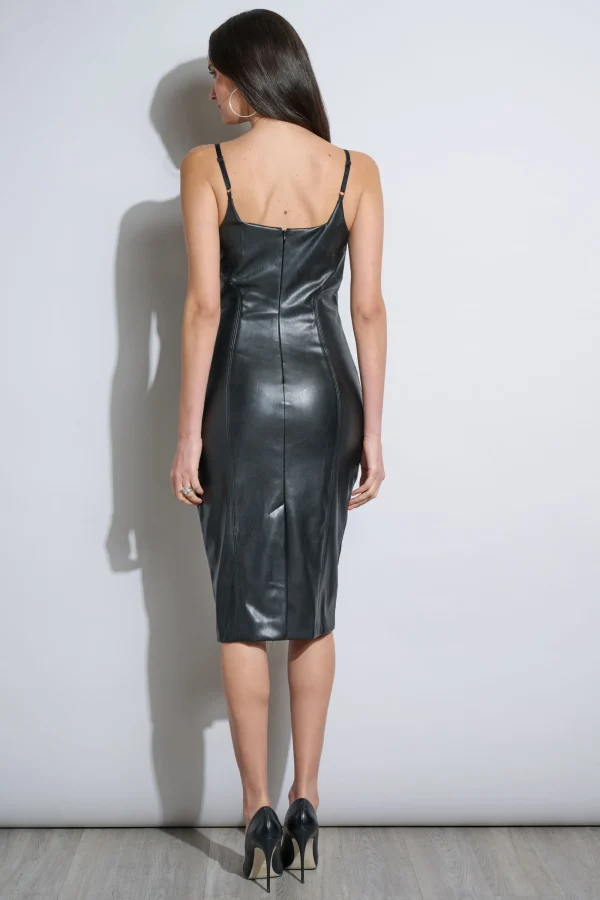 Elie Tahari Dresses & Jumpsuits | Sleeveless Dresses-Vegan Leather Dress