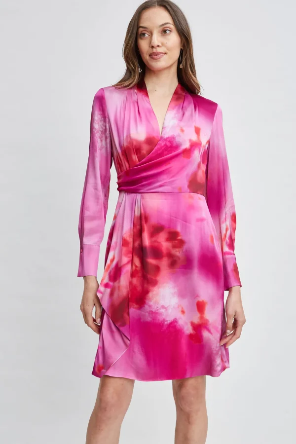 Elie Tahari Dresses & Jumpsuits-Venetian Glass Mock Wrap Dress