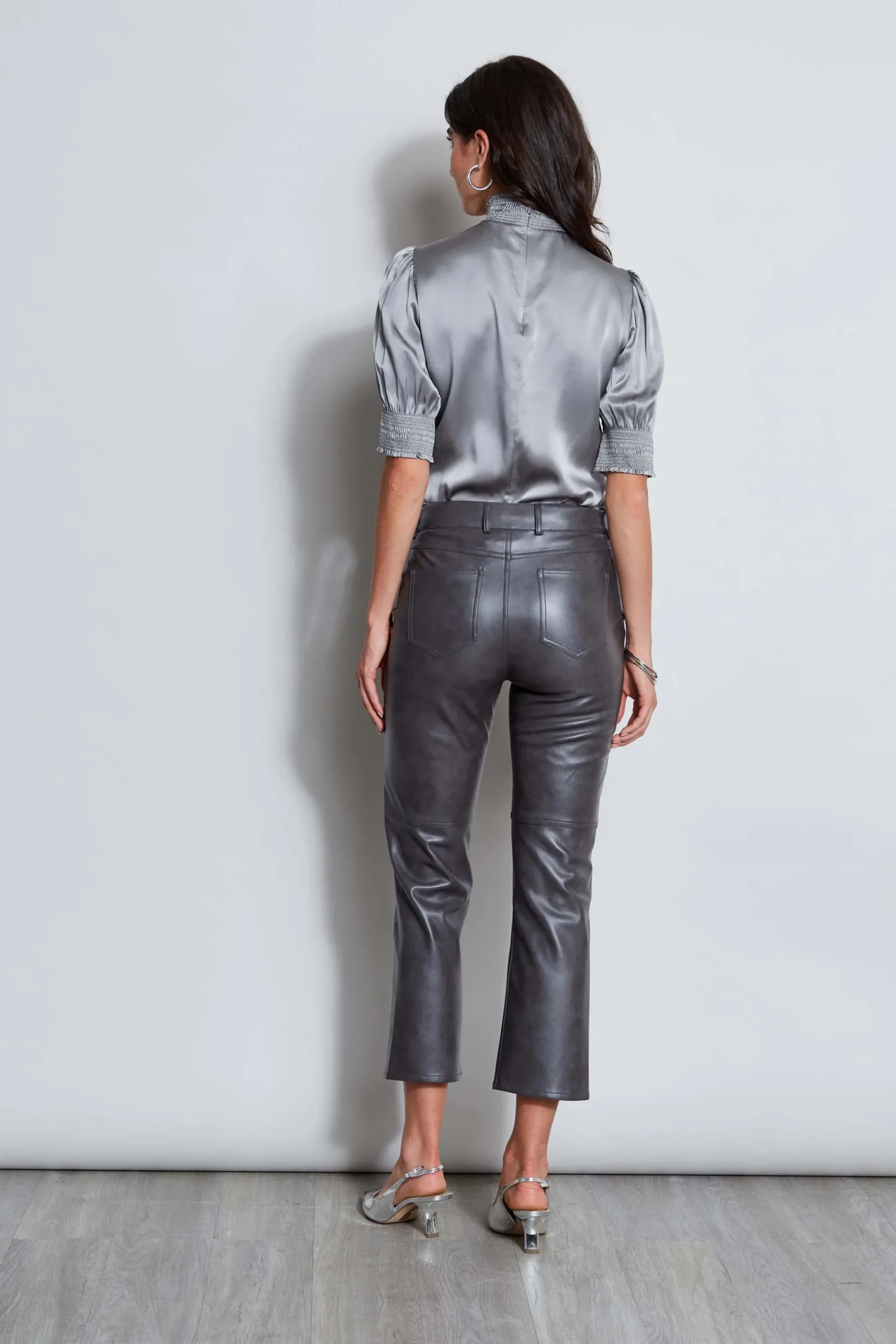 Elie Tahari Bottoms-Vintage Vegan Leather Pant