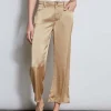 Elie Tahari Bottoms-Washed Satin Fluid Pant