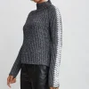 Elie Tahari Tops & Sweaters-Whipstitch Cotton Wool Sweater