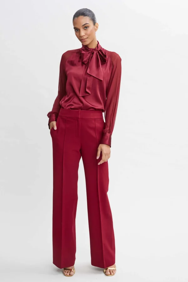 Elie Tahari Bottoms | Suiting-Wide Leg Pant