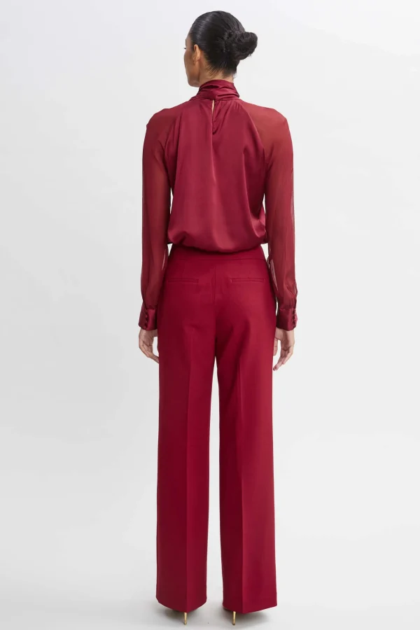 Elie Tahari Bottoms | Suiting-Wide Leg Pant