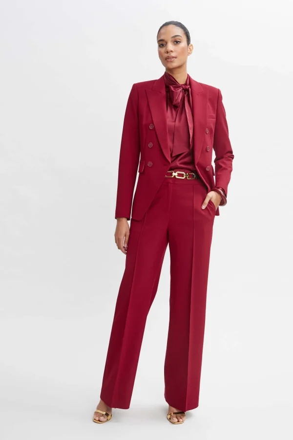 Elie Tahari Bottoms | Suiting-Wide Leg Pant