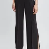 Elie Tahari Bottoms | Suiting-Wide Leg Slit Pant