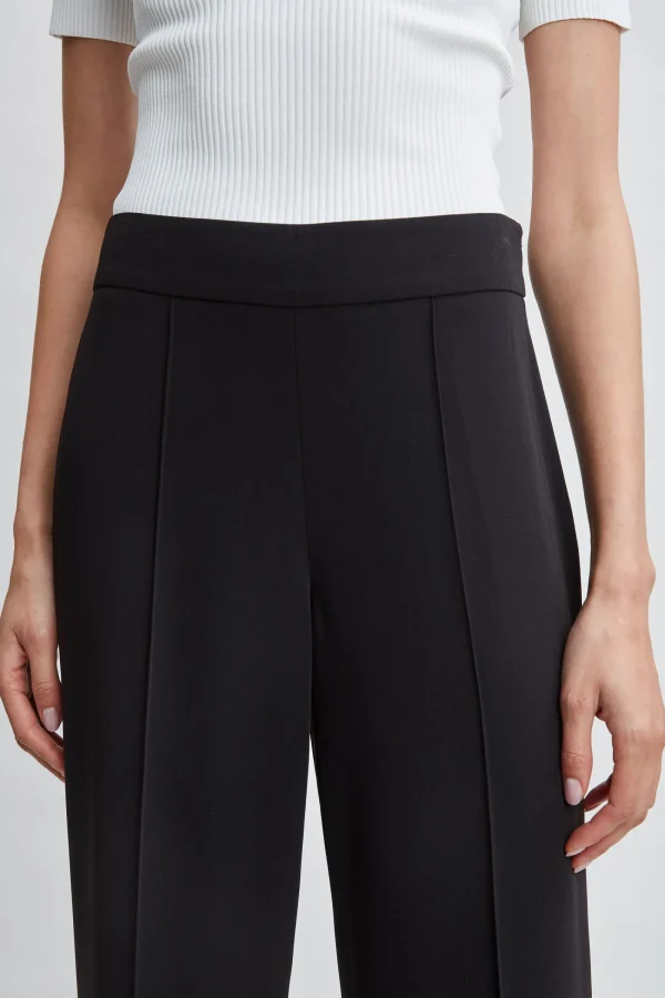 Elie Tahari Bottoms | Suiting-Wide Leg Slit Pant