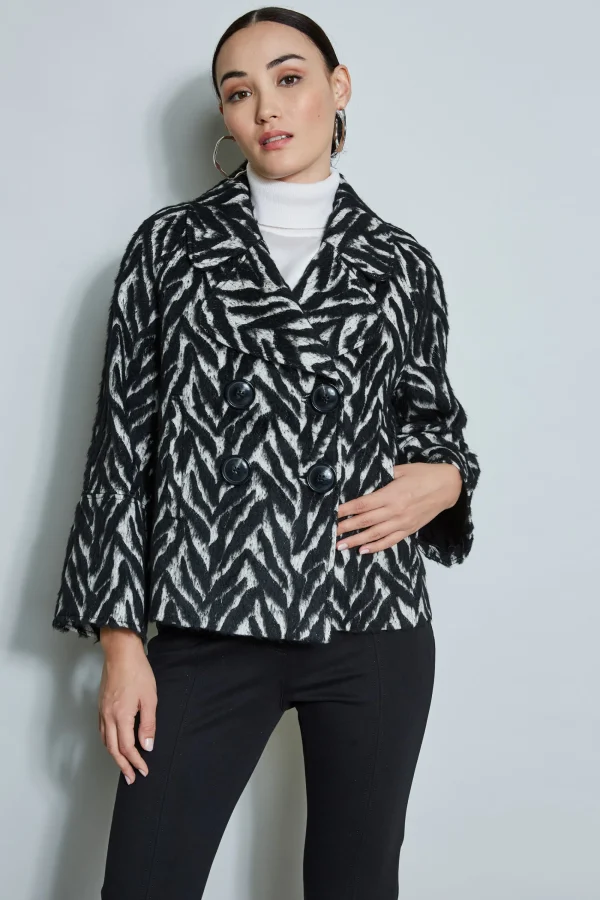 Elie Tahari Jackets & Blazers-Wool Jacquard Jacket