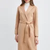 Elie Tahari Coats-Wool Wrap Coat