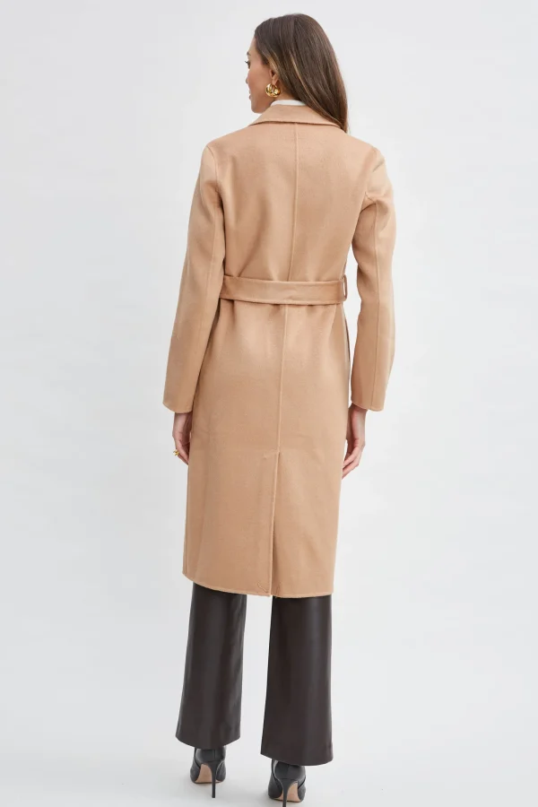 Elie Tahari Coats-Wool Wrap Coat